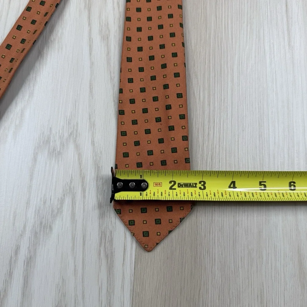 Vintage JPress Silk Tie The Burlington Knot Neckwear Italian Dusty Print 51